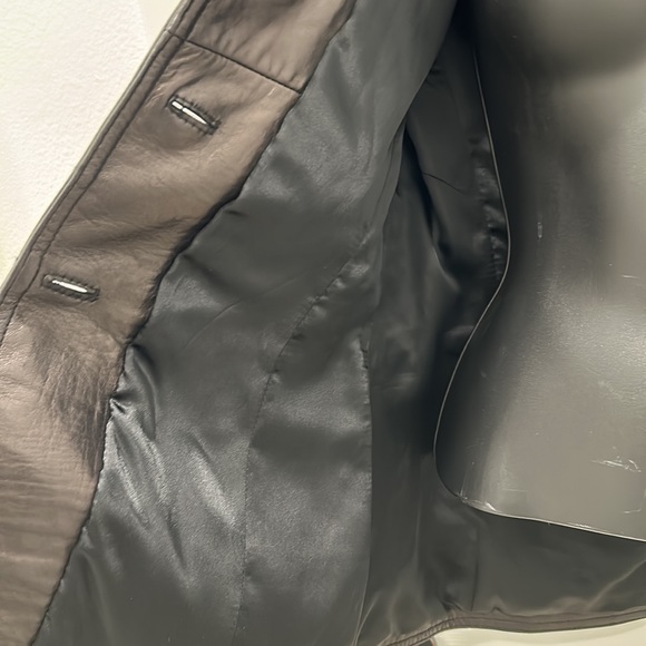Anonymous John Carlisle black Soft Leather Jacket XS - Picture 5 of 9